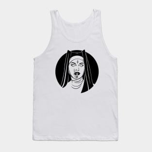 Satanic Nun. Bad Nun Tank Top